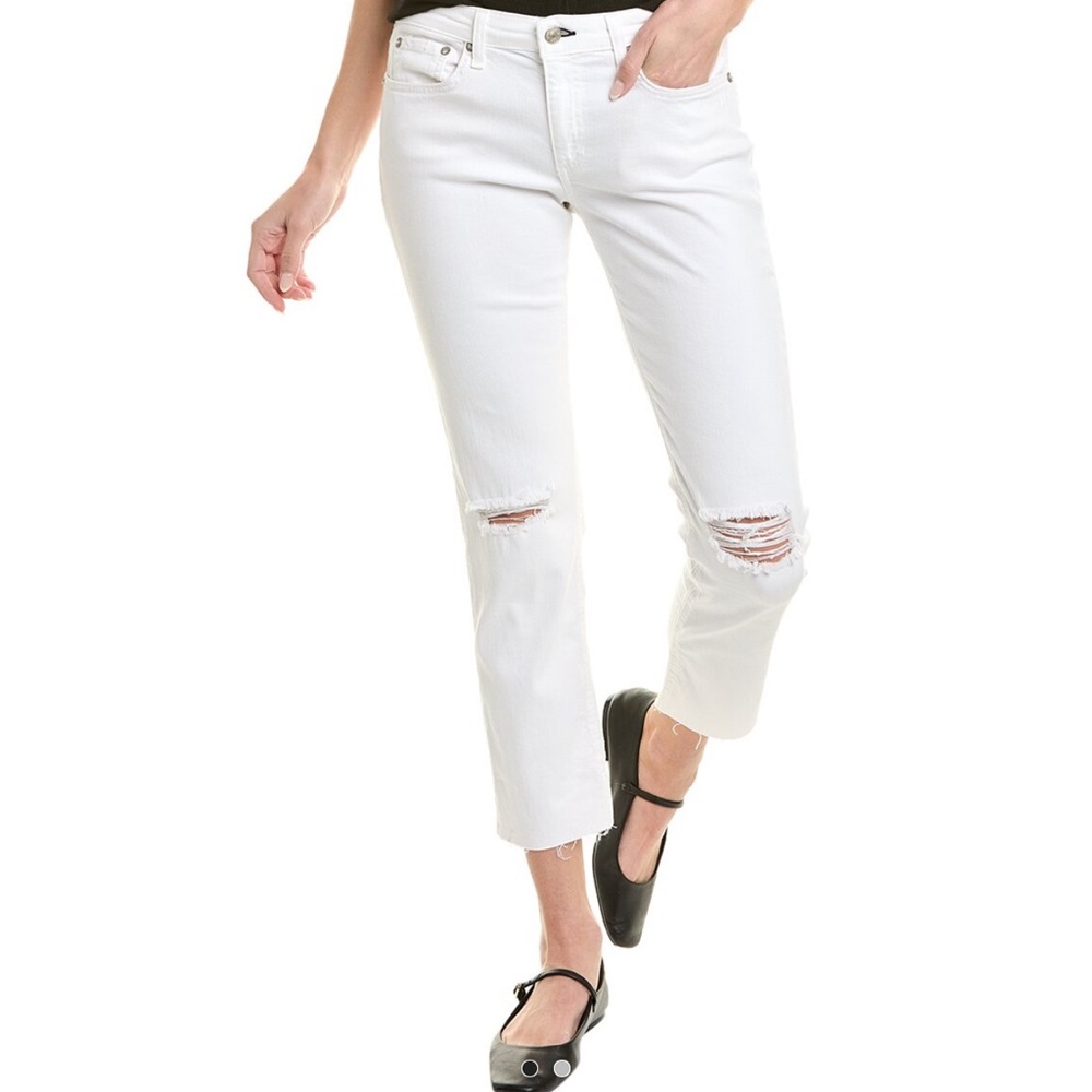 Rag and Bone Dre white jeans size 26